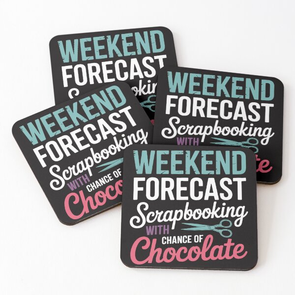 Item preview, Scrapbook Weekend Forecast Scrapbooking Crafting designed and sold by rutimenta.