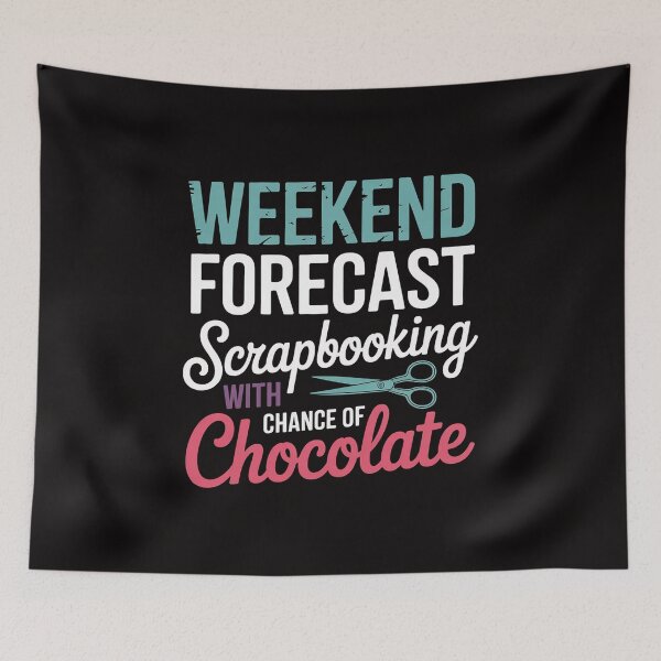 Item preview, Scrapbook Weekend Forecast Scrapbooking Crafting designed and sold by rutimenta.