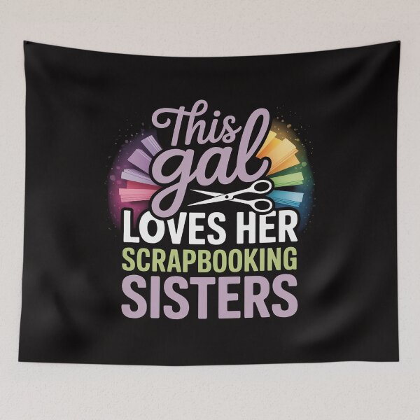 Item preview, Scrapbook Scrapbooking Sisters Tees Craft Women Gifts designed and sold by rutimenta.