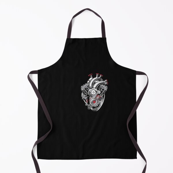 Item preview, Heart Shaped Motorcycle Engine – Love Fueled by Power designed and sold by TwoWheels-shop.