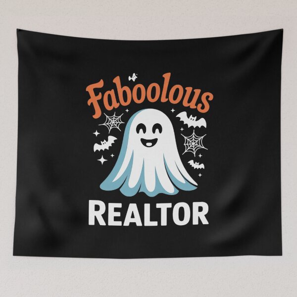 Item preview, Halloween Faboolous Realtor Real Estate Life Boo Ghost designed and sold by FadeOfThrone.
