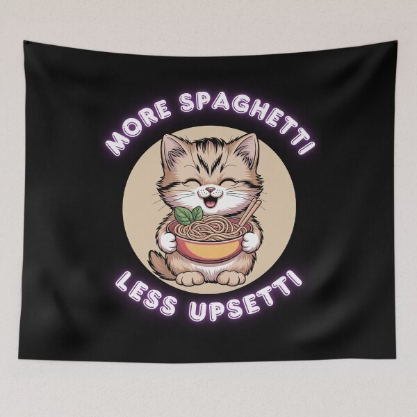 Item preview, More Spaghetti Less Upsetti designed and sold by MagdaMoonArt.