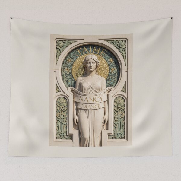 Item preview, Nancy France Statue - Art Nouveau Mosaic Sculpture Art designed and sold by FrancophileFun.