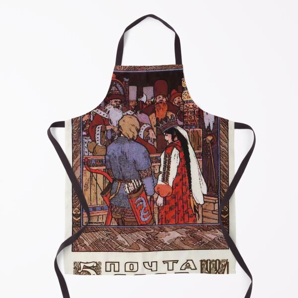 Item preview, Vintage Russian Postal Stamp Folk Art designed and sold by TeeARTHY.
