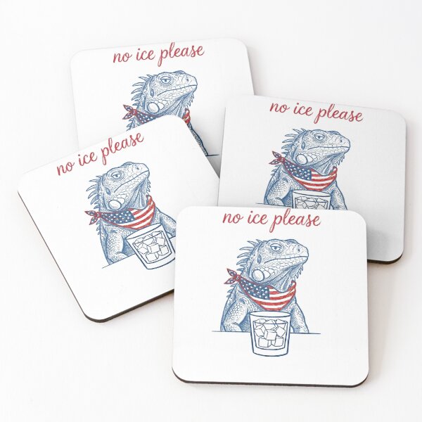 Item preview, No Ice Please Funny Iguana Pun - Sarcastic Reptile Art designed and sold by G350.