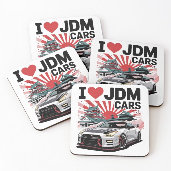 Item preview, I love JDM Cars Nissan GT-R | Japanese Rising Sun & Sakura Street Racing Shirt designed and sold by Imperial-Vibe.