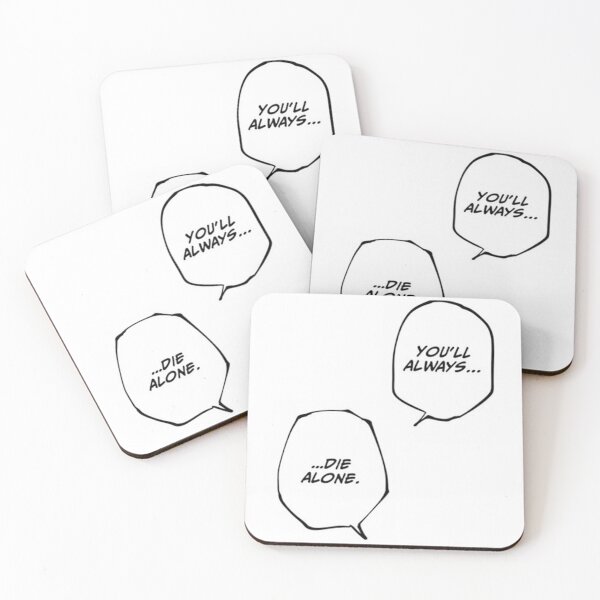 Item preview, You'll always die alone (black) designed and sold by GhinStore.
