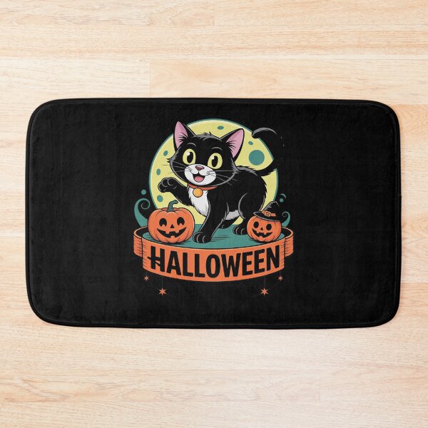 Item preview, Halloween Party Scary Cat & Pumpkin Costume For Kids Him Her Raglan designed and sold by FadeOfThrone.