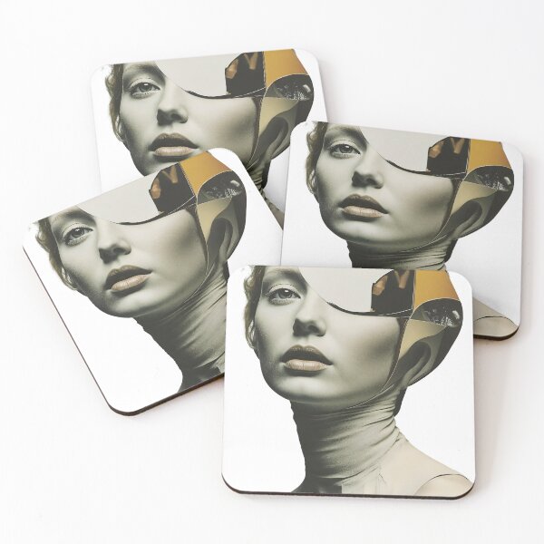Item preview, Stunning woman with futuristic mirror mask on face designed and sold by Creative88Art.