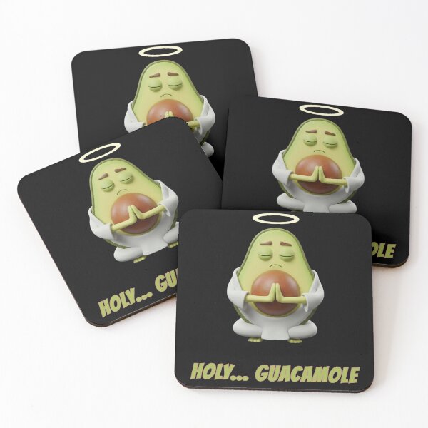 Item preview, Holy Guacamole Avocado - Cute Punny Moody Fruit 3D designed and sold by Anyshca.