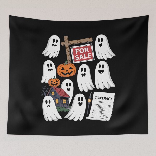 Item preview, Halloween Real Estate Agent Spooky Ghost Boo Broker Realtor designed and sold by FadeOfThrone.