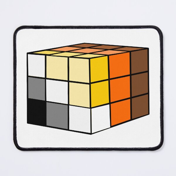 Item preview, Rubik Bear Pride Flag Cube designed and sold by HarveyHandcraftsandDesigns.