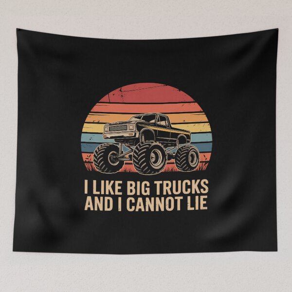 Item preview, Trucks Lovers Monster truck Joke designed and sold by lilensgavadur.