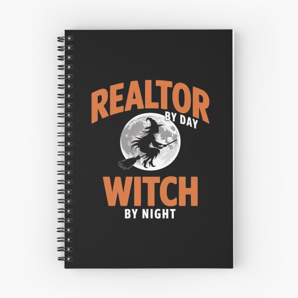 Item preview, Halloween Realtor Witch, Cute Realty House Sales Women designed and sold by MarryIsMonth.