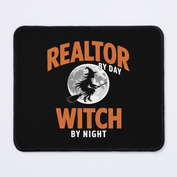 Item preview, Halloween Realtor Witch, Cute Realty House Sales Women designed and sold by MarryIsMonth.