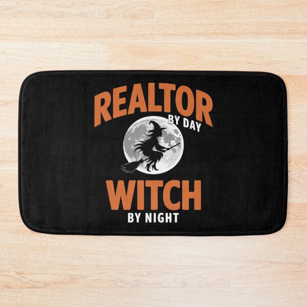 Item preview, Halloween Realtor Witch, Cute Realty House Sales Women designed and sold by MarryIsMonth.