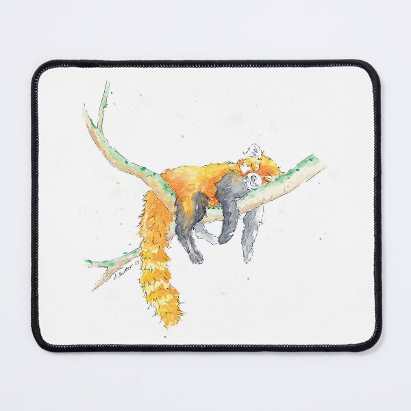 Item preview, Red Panda print - Sleeping red panda in tree designed and sold by B-ARTIZAN.