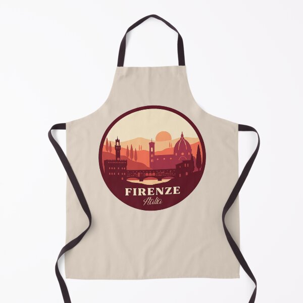Item preview, Firenze Italia Travel Badge, Florence Cityscape with Duomo and Ponte Vecchio designed and sold by InvestingRoad.