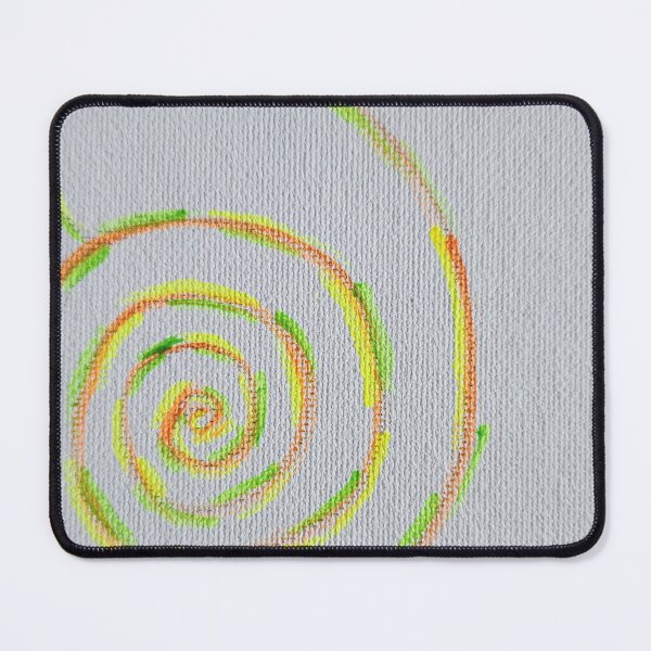 Item preview, Yellow, Green, and Orange Seashell in Acrylic designed and sold by JennyRoseArt.