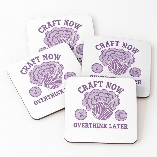 Item preview, Craft Now Overthink Later Funny Crochet Lover Yarn designed and sold by LuminOrb.