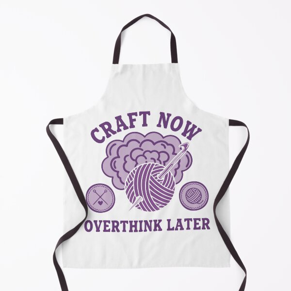 Item preview, Craft Now Overthink Later Funny Crochet Lover Yarn designed and sold by LuminOrb.