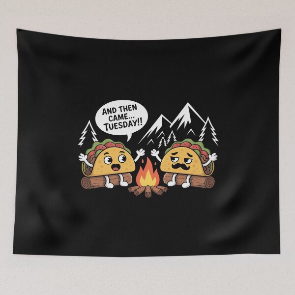 Item preview, Taco Funny Humour Camping Jokes designed and sold by lilensgavadur.