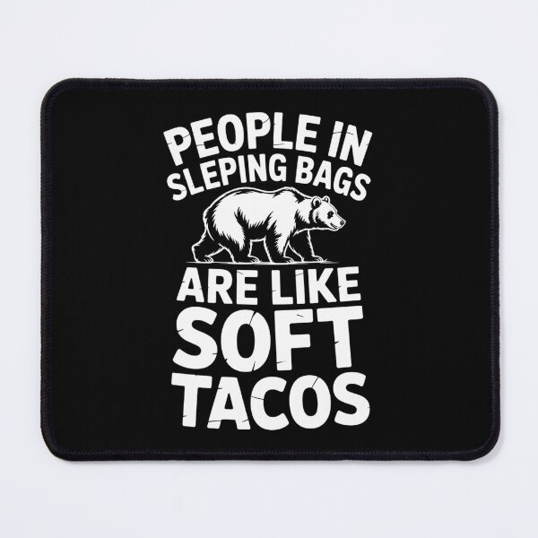 Item preview, Tacos Camping Joke Funny Bear designed and sold by lilensgavadur.