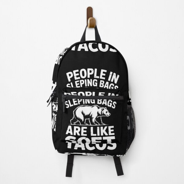 Item preview, Tacos Camping Joke Funny Bear designed and sold by lilensgavadur.