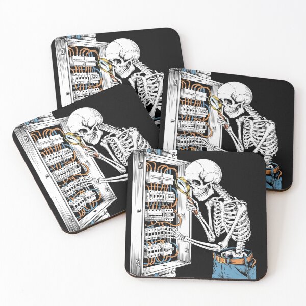 Item preview, Halloween Skeleton Electrician designed and sold by MarryIsMonth.