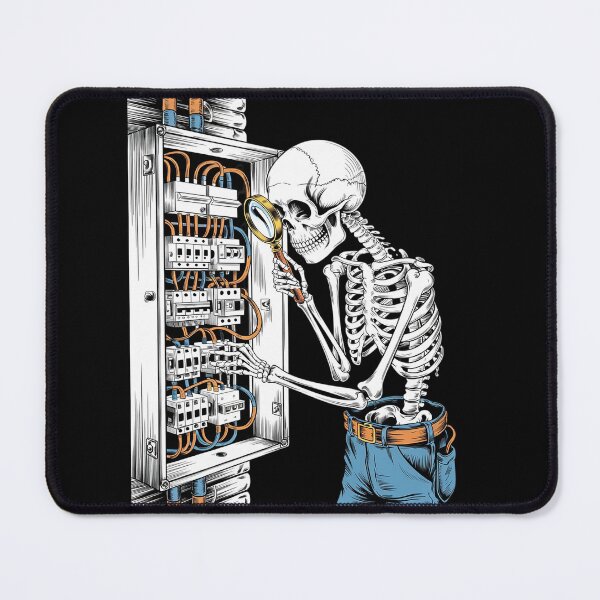 Item preview, Halloween Skeleton Electrician designed and sold by MarryIsMonth.