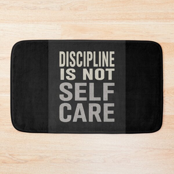 Item preview, Discipline Is Not Self Care Wall Art | Anti Comfort Poster | Gym Mindset Print designed and sold by NatureNinja.