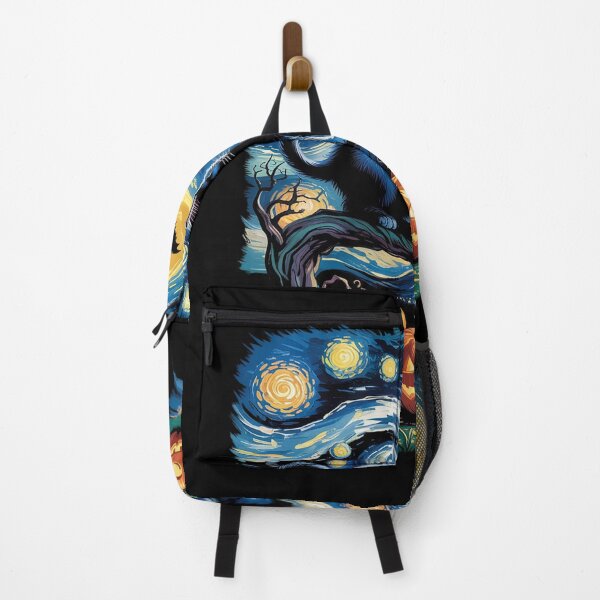 Item preview, Halloween Van Gogh Starry Night Pumpkin Black Cat Costume designed and sold by FadeOfThrone.