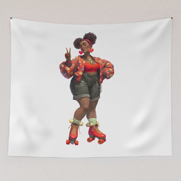 Item preview, Styled to Roll – Valentine Skater with Heart designed and sold by ATLPen.