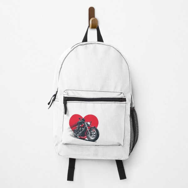Item preview, Biker in Front of a Heart – Valentine’s Day Motorcycle Love designed and sold by TwoWheels-shop.