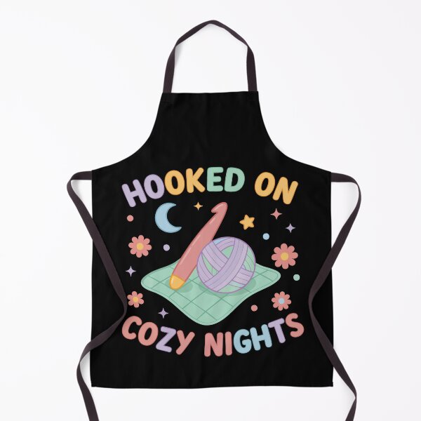 Item preview, Crochet Lover Hooked On Cozy Nights Funny designed and sold by LuminOrb.