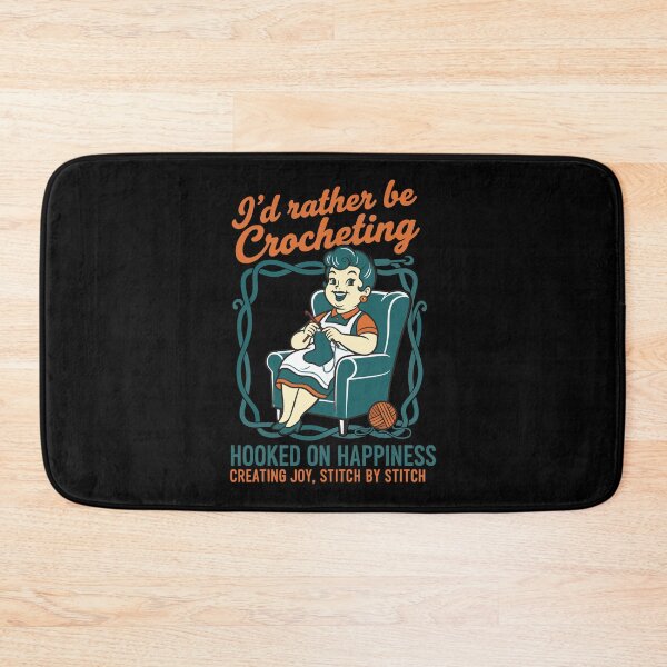 Item preview, Id Rather Be Crocheting Crochet Lover Knitting designed and sold by LuminOrb.