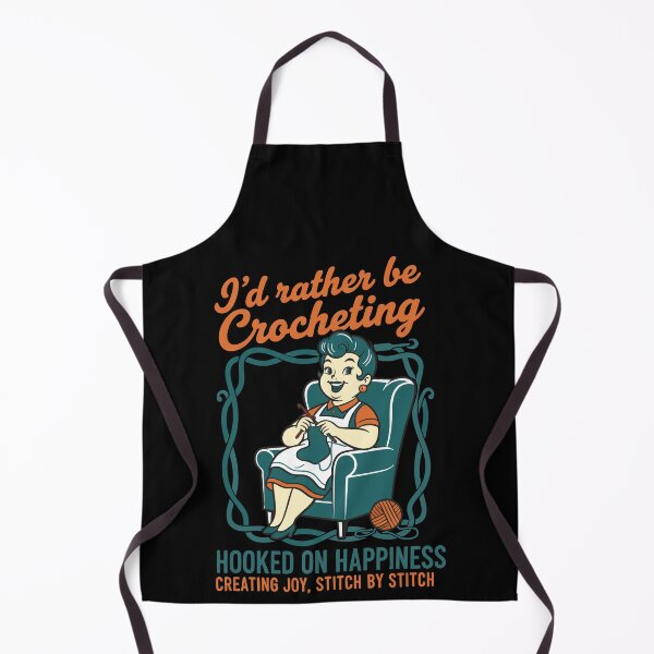 Item preview, Id Rather Be Crocheting Crochet Lover Knitting designed and sold by LuminOrb.