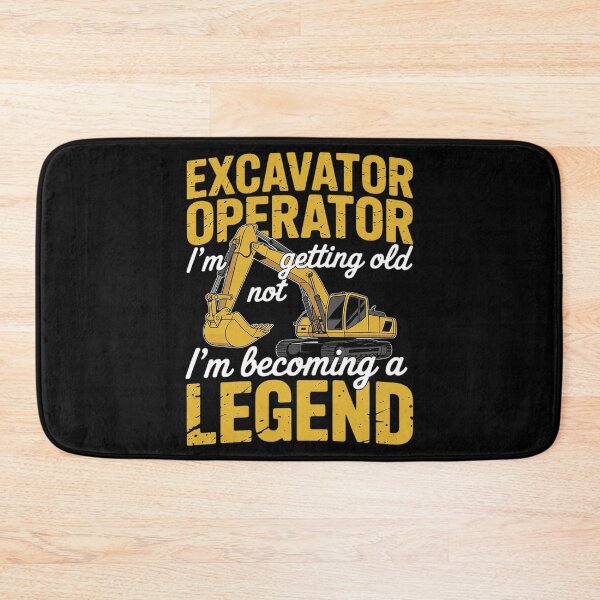 Item preview, I'm becomming a legend Heavy Equipment Excavator Operator designed and sold by MarryIsMonth.