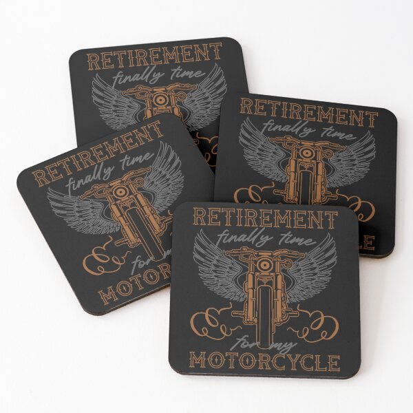Item preview, Retired Motorcycle Vintage Retirement Saying designed and sold by MaximWundersee.
