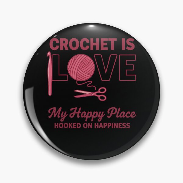 Item preview, Crocheting Crochet Is Love Happy Place Hooked designed and sold by LuminOrb.