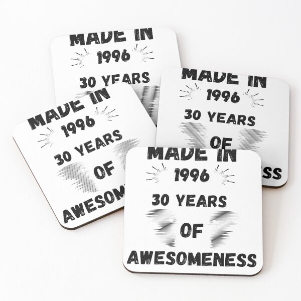 Item preview, Made in 1996 – 30 Years of Awesomeness Funny Men’s T-Shirt designed and sold by smilup.