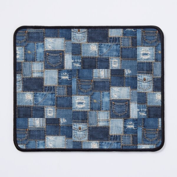 Item preview, Patchwork Denim Pattern designed and sold by parisiantoast.