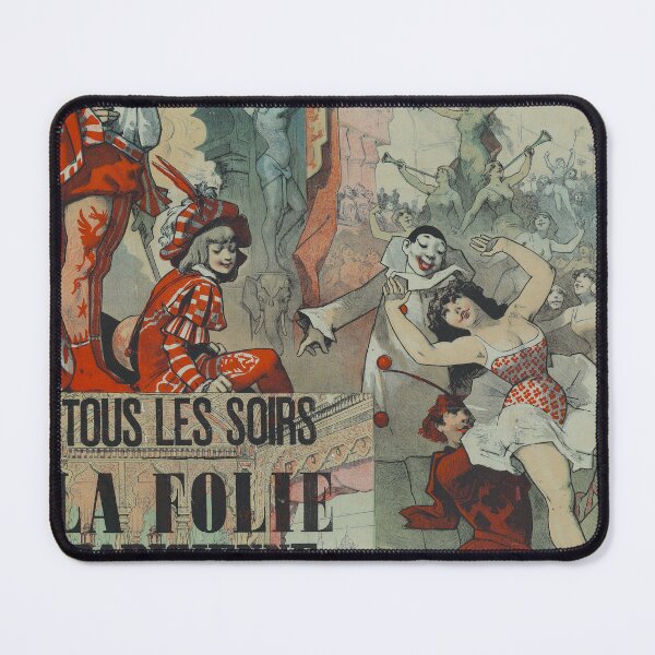 Item preview, Parisian Madness Advertising Poster (1886) designed and sold by 19th Century in Color.