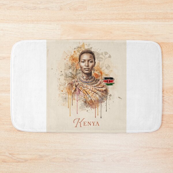 Item preview, Kenya: Threads of Heritage, Brushstrokes of Pride designed and sold by ForeverPrintsOK.