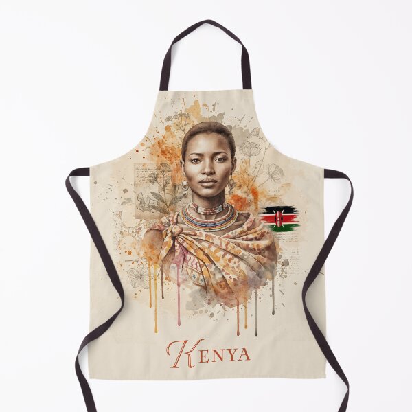 Item preview, Kenya: Threads of Heritage, Brushstrokes of Pride designed and sold by ForeverPrintsOK.