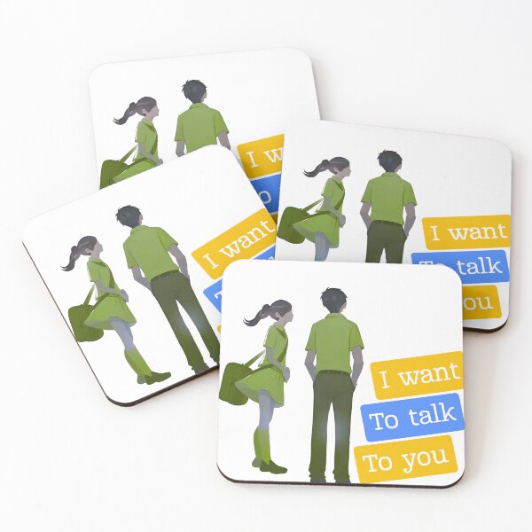 Item preview, I Want To Talk To You Cute Couple Illustration designed and sold by Adappai.