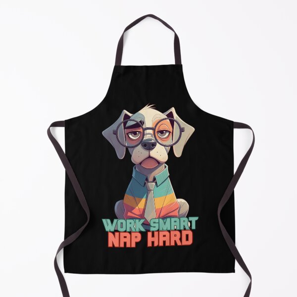 Item preview, Work Smart Nap Hard Funny Office Dog Corporate Humour designed and sold by MANA-Goods.