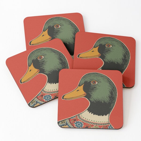 Item preview, Stylized drake in folklore motifs. designed and sold by  BoomPoster.