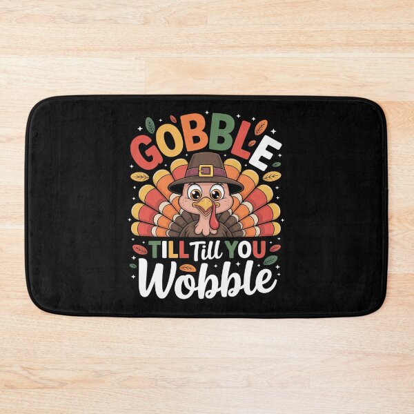 Item preview, Turkey Gobble Till You Wobble Pilgrim Toddler Thanksgiving designed and sold by Dakarothill.