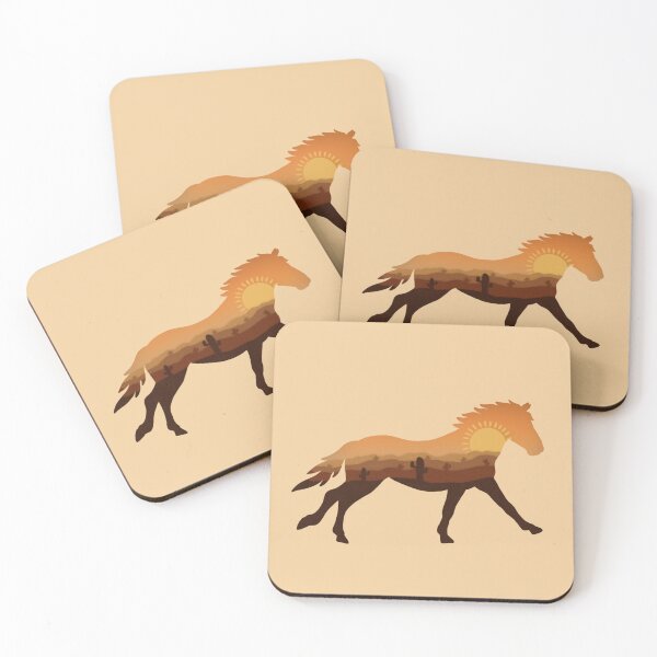 Item preview, Desert Horse Scene designed and sold by Trotting Hooves.